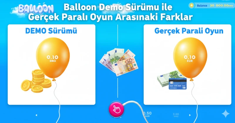 Balloon Demo Sürümü ile Gerçek Paralı Oyun Arasındaki Farklar